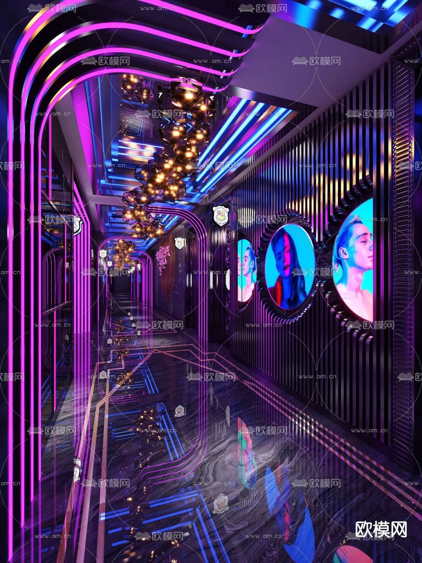 KTV Interior 3D Models - Karaoke - 026 - VRAY Render