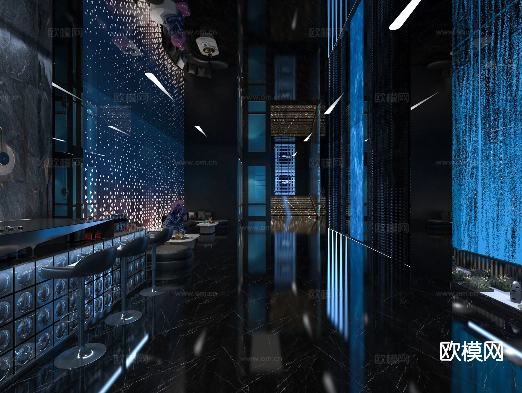 KTV Interior 3D Models - Karaoke - 047 - VRAY Render