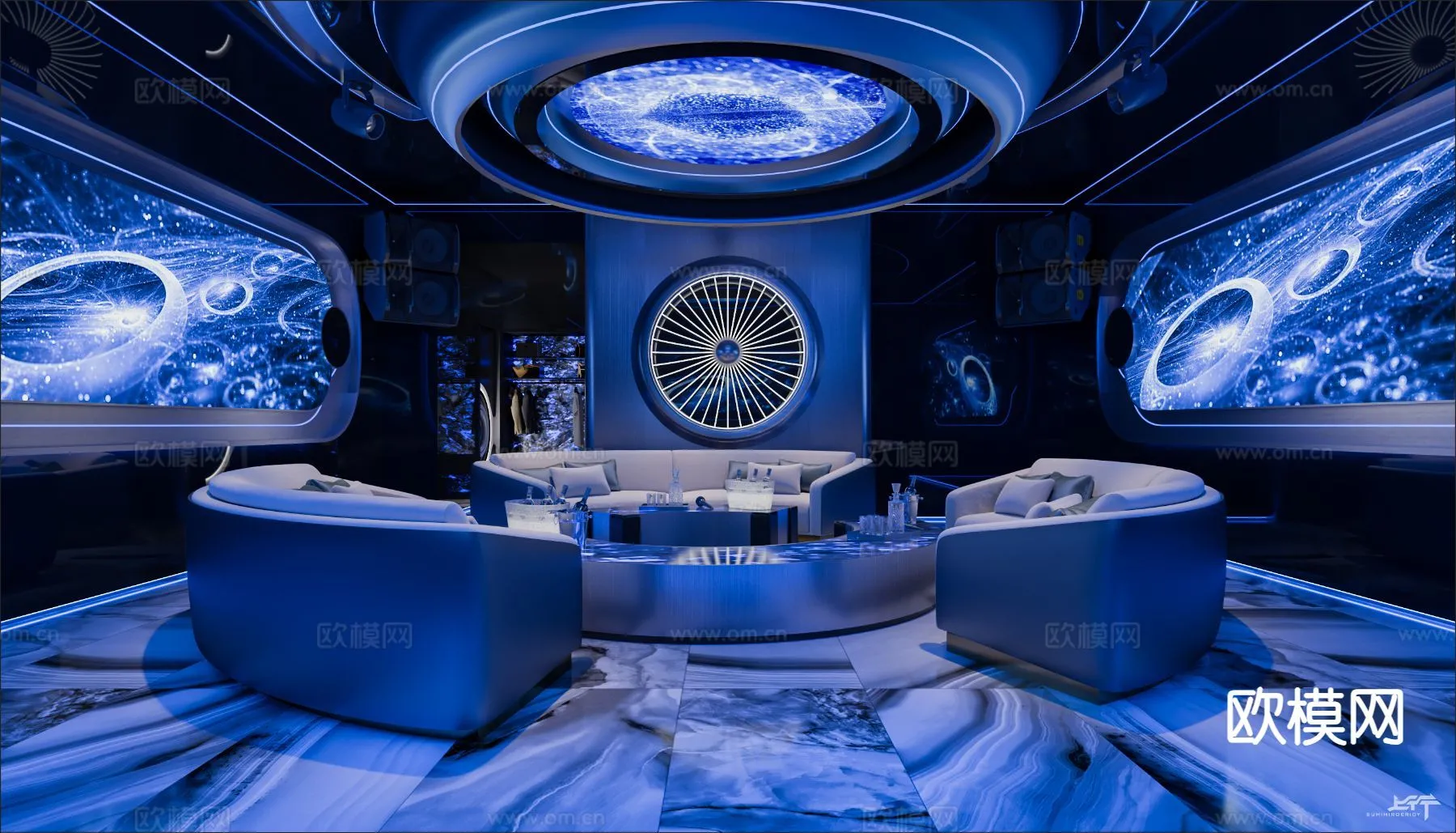 KTV Interior 3D Models - Karaoke - 067 - VRAY Render