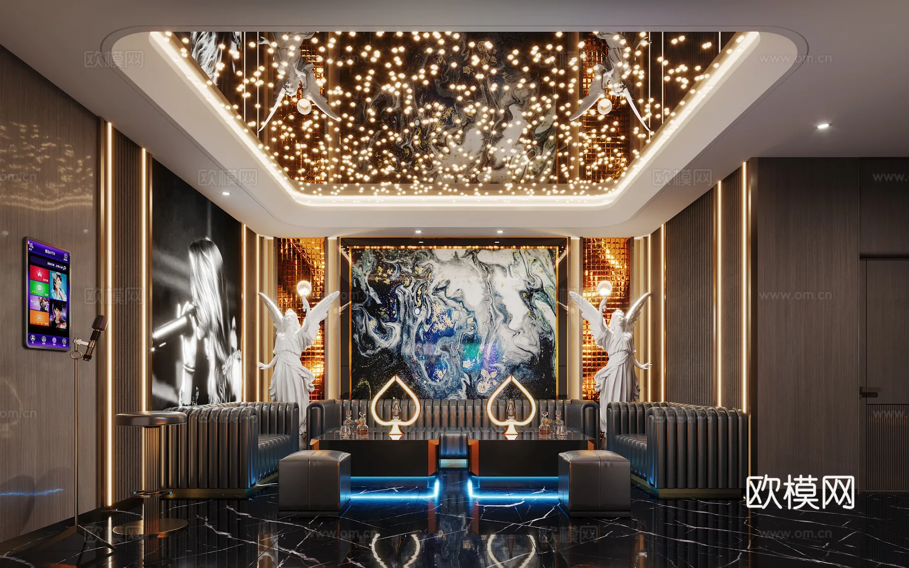 KTV Interior 3D Models - Karaoke - 123 - CORONA Render