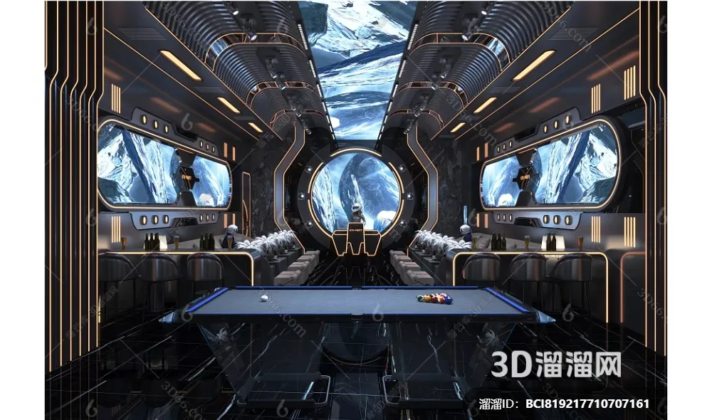 KTV Interior 3D Models - Karaoke - 138 - VRAY Render