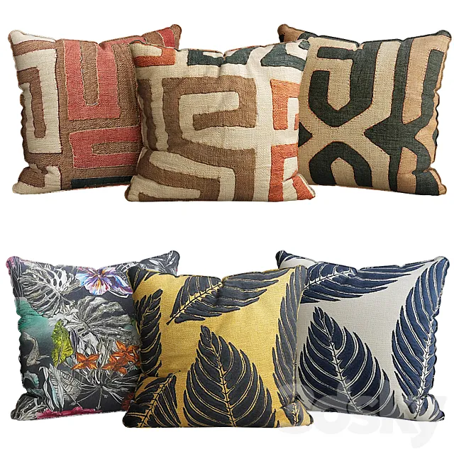 KUBA CLOTH PILLOW 3DModel