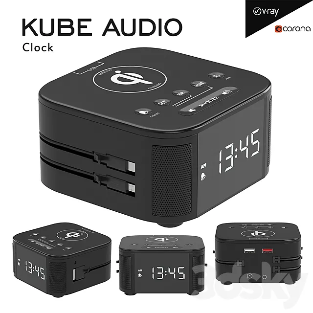 Kube Audio Clock 3DModel