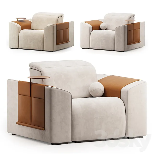 Kubrik armchair 3D Model