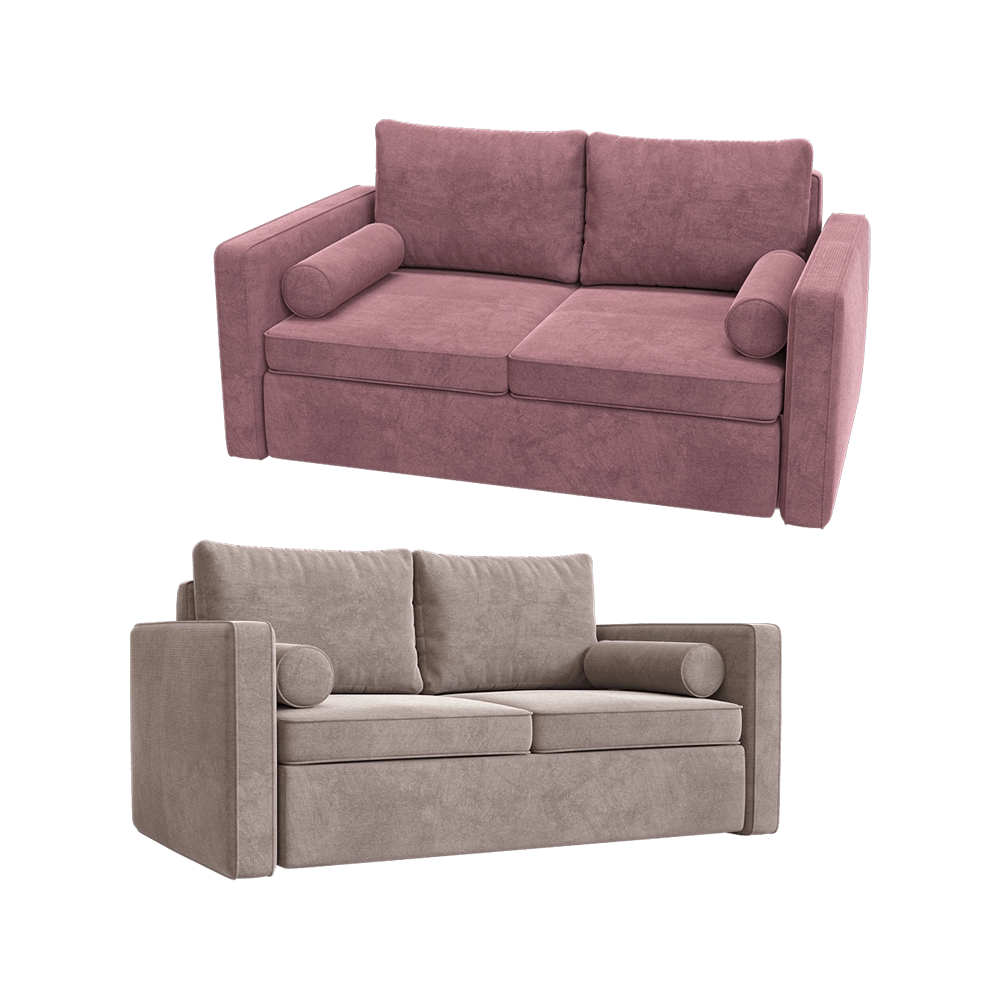 KULT  - 2-seat fixed sofa Moreno 3D Model