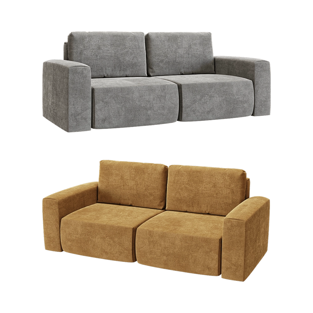 KULT - 2 seat sofa Aldo 10 35 3D Model