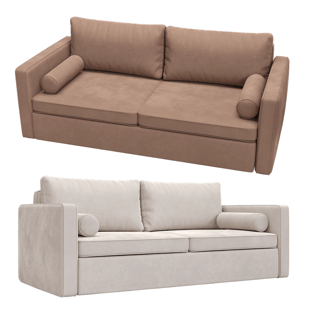 KULT  - 3-seater fixed sofa Moreno 1 3D Model