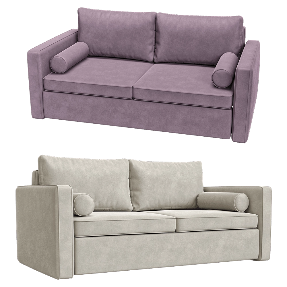 KULT  - 3-seater fixed sofa Moreno 2 3D Model
