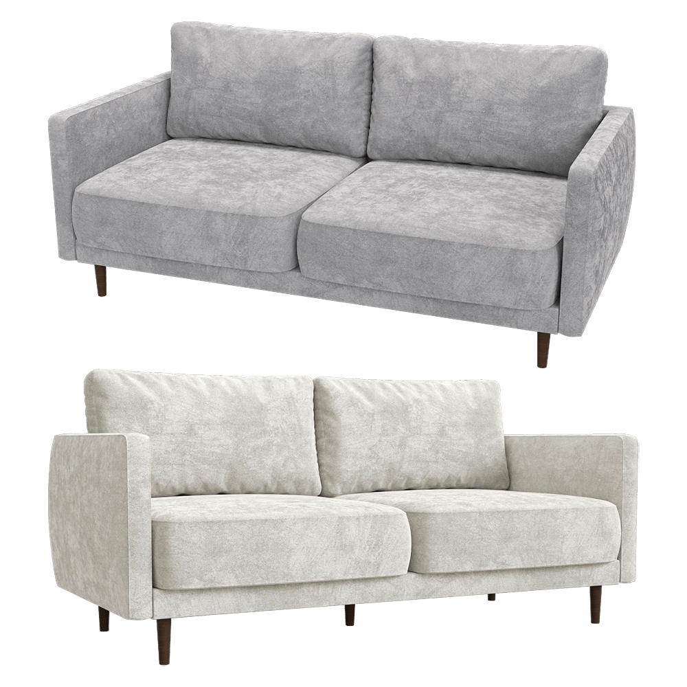 KULT  - 3-seater fixed sofa Rene 3D Model