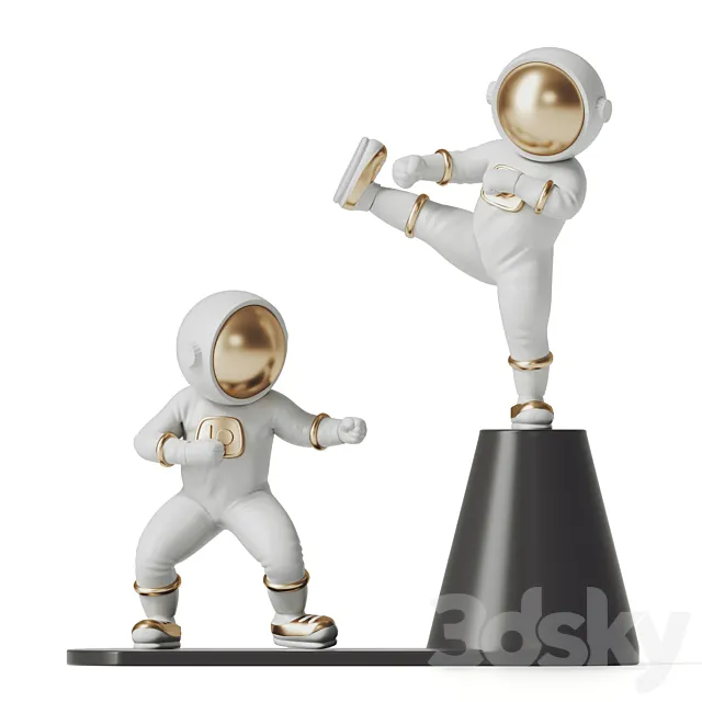 Kung Fu Astronaut 3DModel