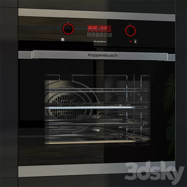 Kuppersbusch EEB 6360 Oven Black 3D Model