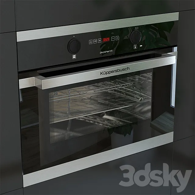 Kuppersbusch EEB6260 Compact Oven Black 3DModel