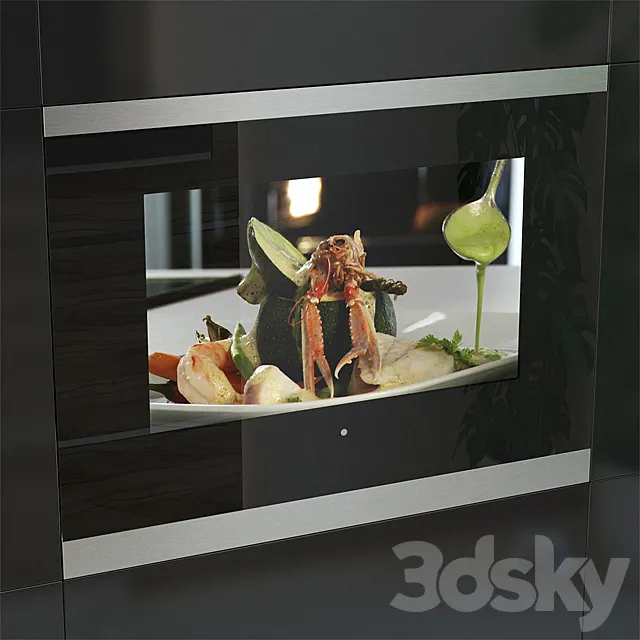 Kuppersbusch LCD TV ETV6800 Black 3D Model