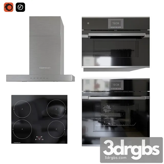Kuppersbusch set 2 3D Model Free