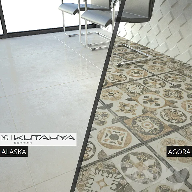 KUTAHYA SERAMIK ALASKA AGORA 3D Model