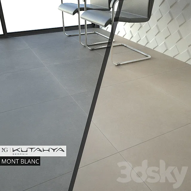 KUTAHYA SERAMIK MONT BLANC 3D Model