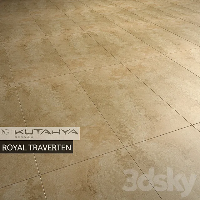 KUTAHYA SERAMIK ROYAL TRAVERTEN 3D Model