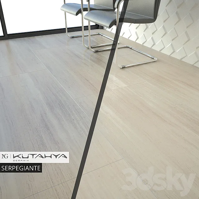 KUTAHYA SERAMIK SERPEGIANTE 3D Model