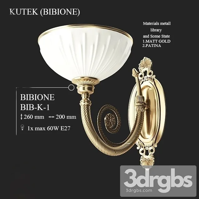 Kutek Bibione Wall Light 3D Model Free