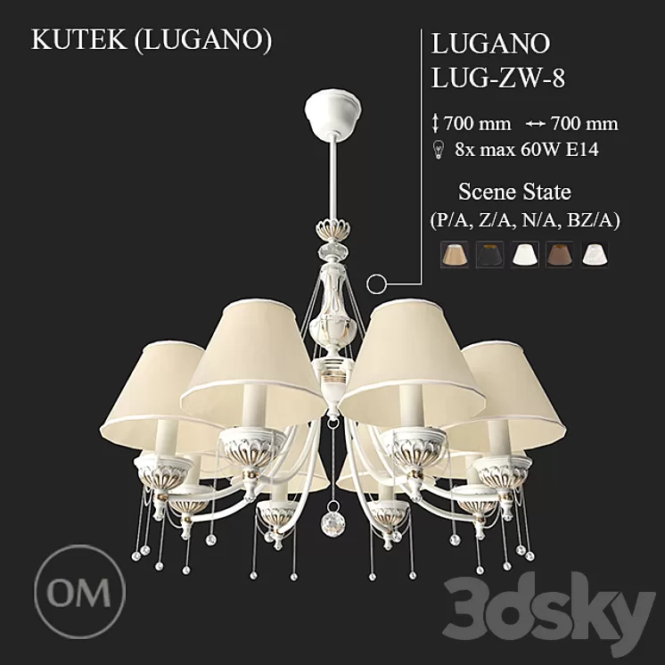 KUTEK (LUGANO) LUG-ZW-8- (P / A Z / A N / A BZ / A) 3D Model