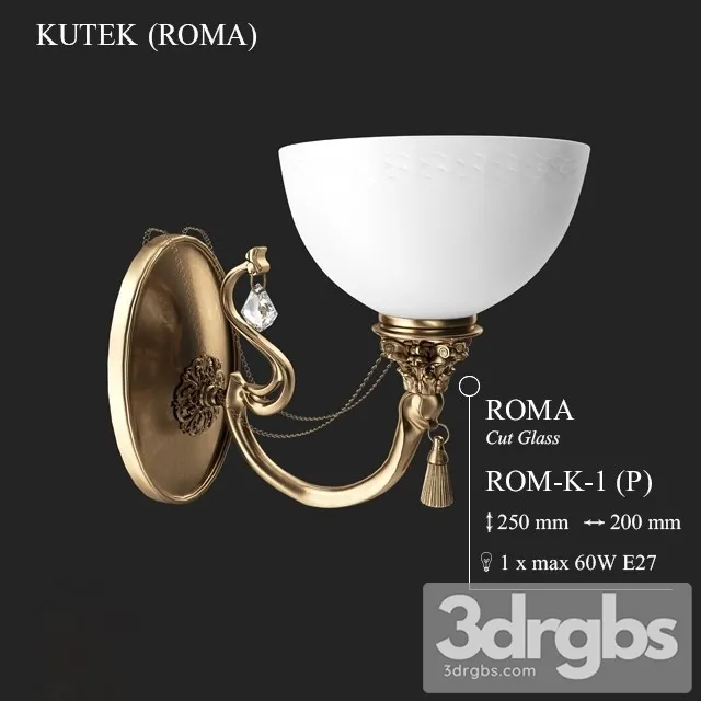 Kutek Roma Rom Cut Glass 3D Model Free