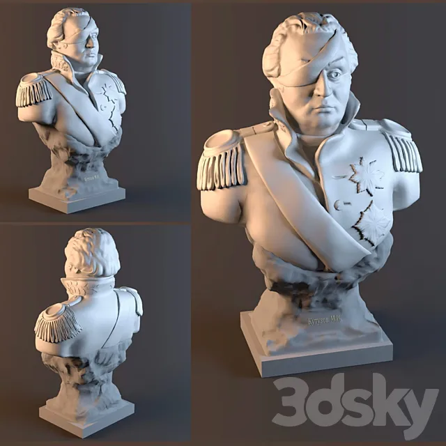 Kutuzov M I 3D Model