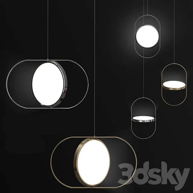 KUU - reversible pendant light 3D Model