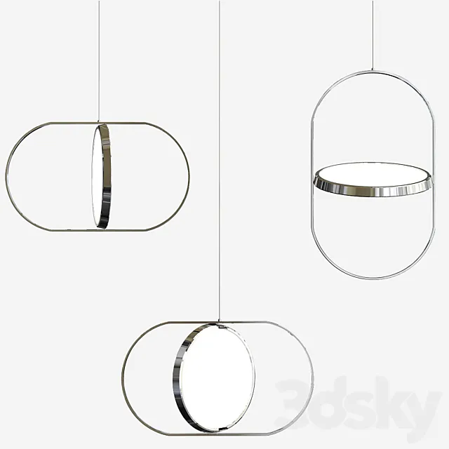 KUU - reversible pendant light 3D Model