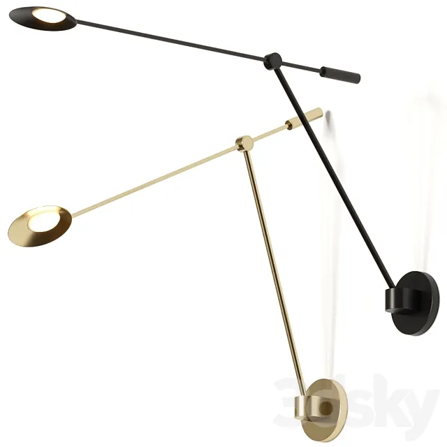 Kuzco Lighting Rotaire Arm Wall Lamp Free Download