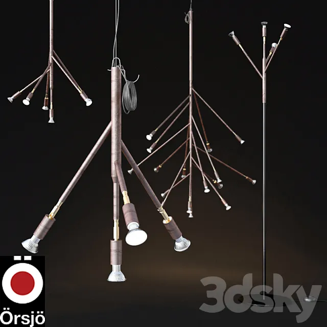 Kvist - Jonas Bohlin - Orsjo belysning 3D Model