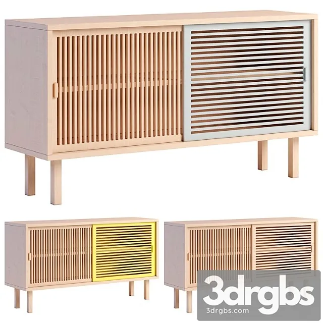 Kyoto Raw Sideboard 3D Model Free