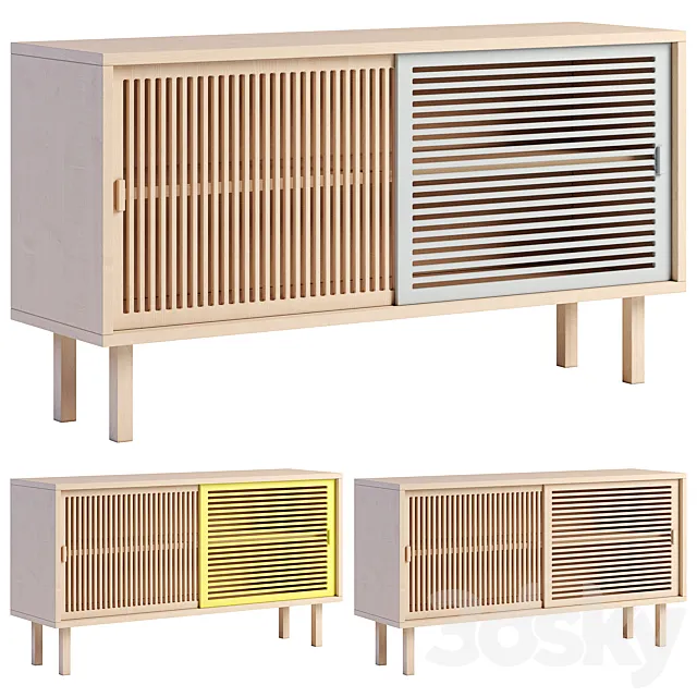 KYOTO raw sideboard 3D Model