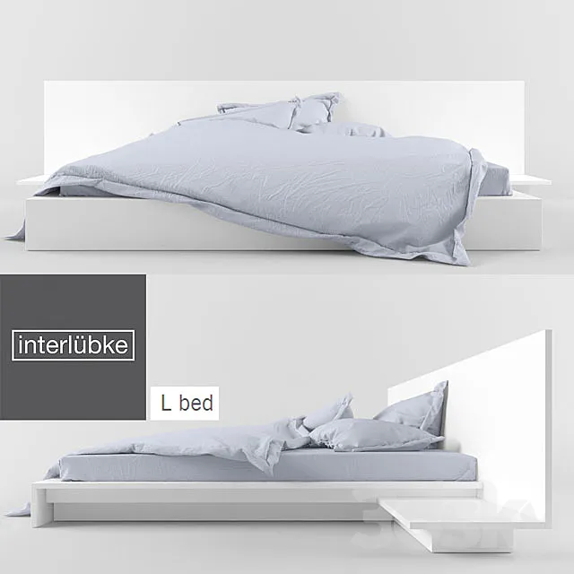 L bed 3D Model