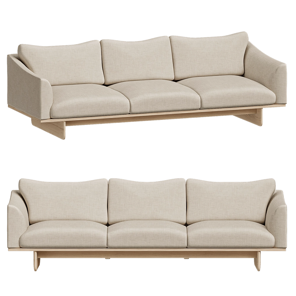 L.Ercolani - Sofa Grade Three Seater 3D Model