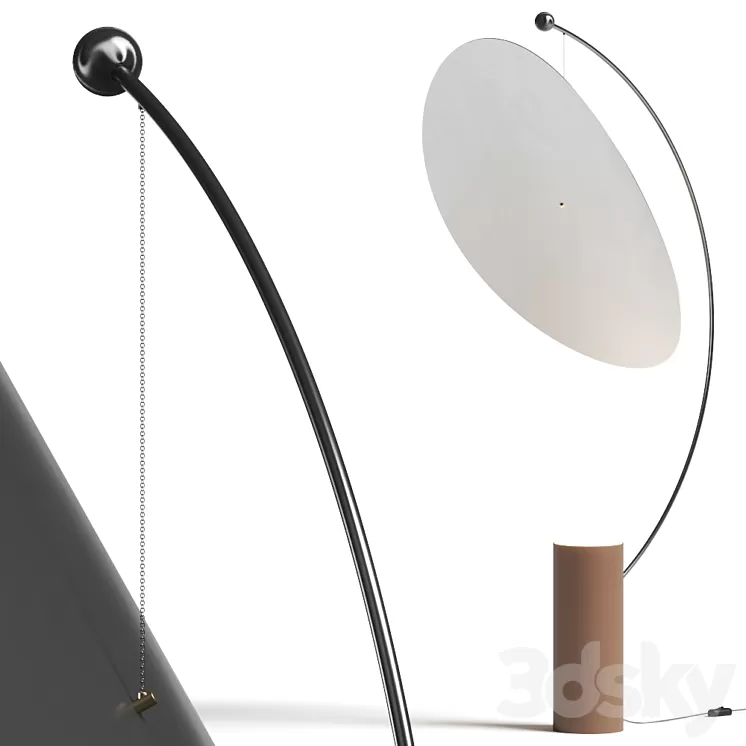 L & G Studio Float Floor Lamp 3D Model