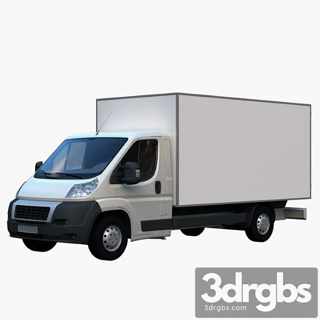 L4h1 truck isothermal van 3D Model Free