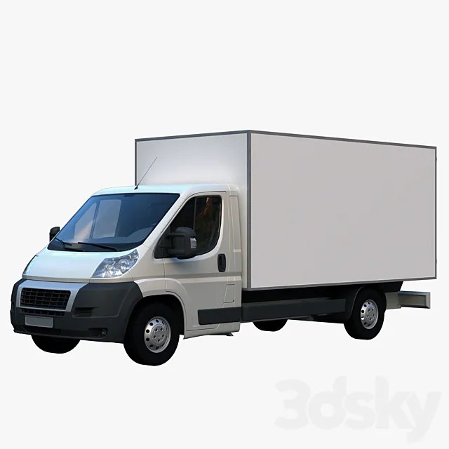 L4H1 truck isothermal van 3DModel