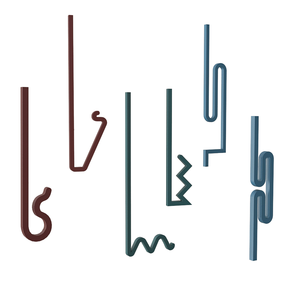 La Chance - Coat hook ZAG 3D Model