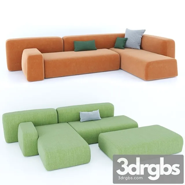 La cividina. suiseki sofa. 2 3D Model Free