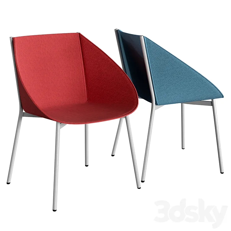 La Cividina Taco chair 3D Model Free