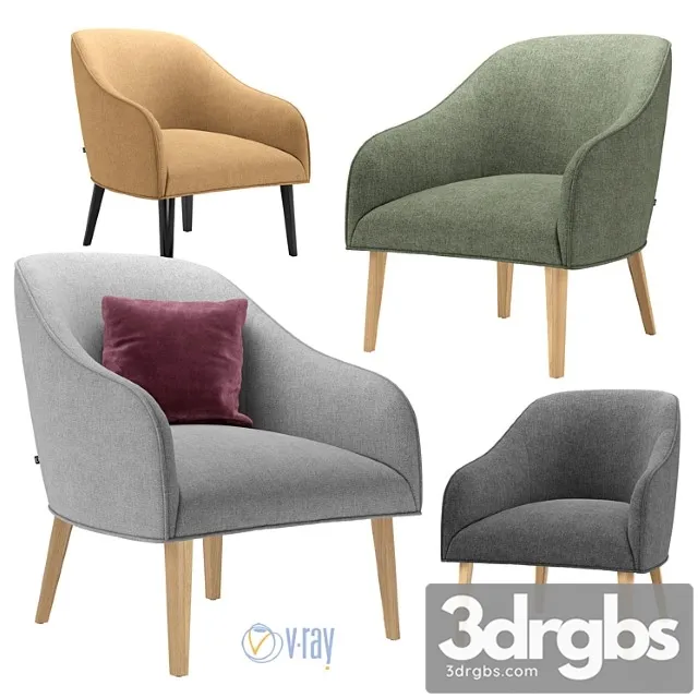 La forma. armchair lobby. 3D Model Free