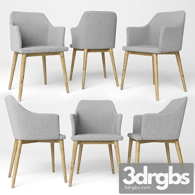 La Forma Danai Dining Chair 3D Model Free
