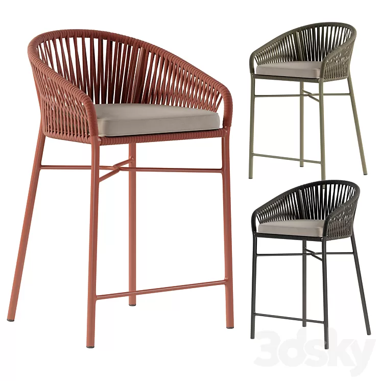 La Forma (Ex Julia Grup). Bar stool Yanet 3D Model Free