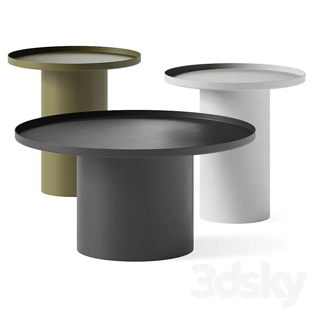 La Forma Fleksa Coffee Tables 3D Model