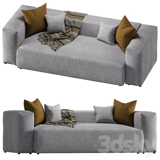 La Forma Sofa BLOK 3 S570VI14 3D Model