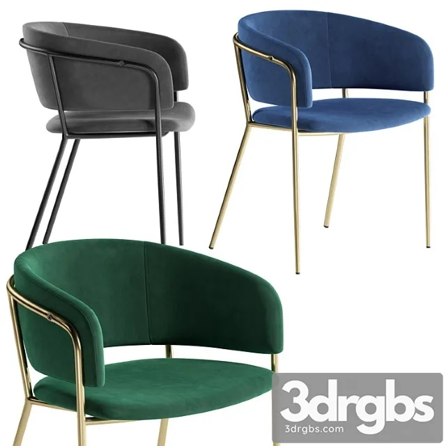 La forma stool konnie_1 2 3D Model Free