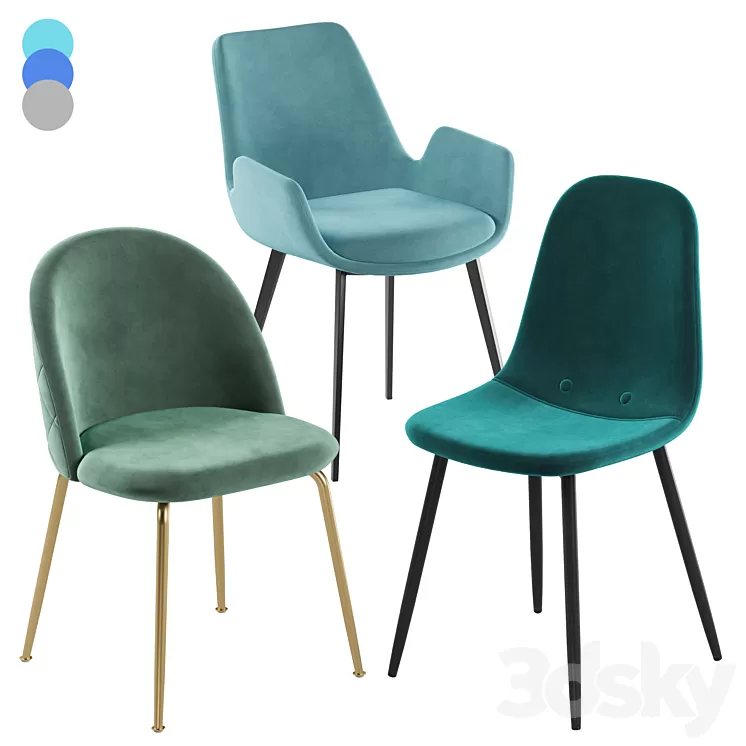 La Forma stool Mystere Hermann Lissy 3D Model