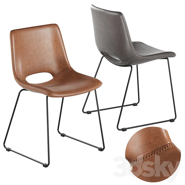 La forma stool ziggy 3D Model