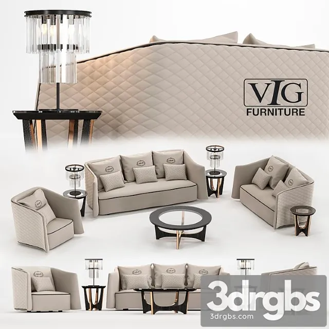 La furniture a & x talin 2 3D Model Free