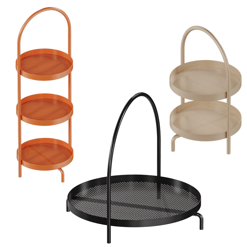 La Manufacture - Side table Set 3D Model